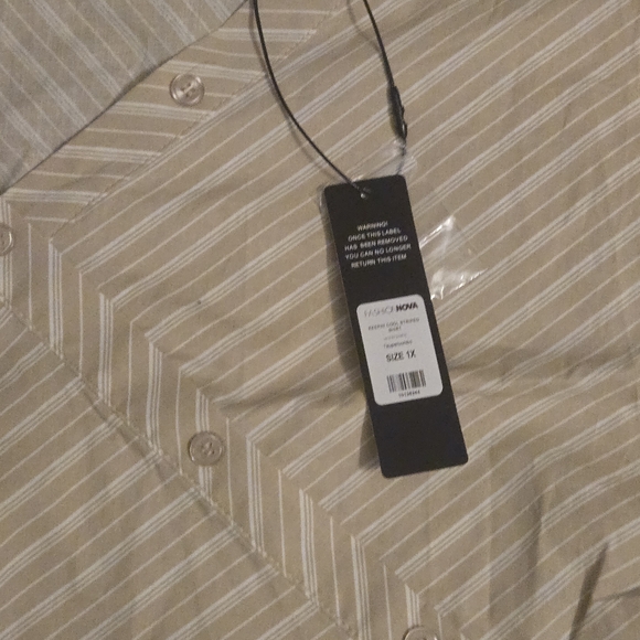 Striped Off-Shoulder Blouse - Picture 5 of 9